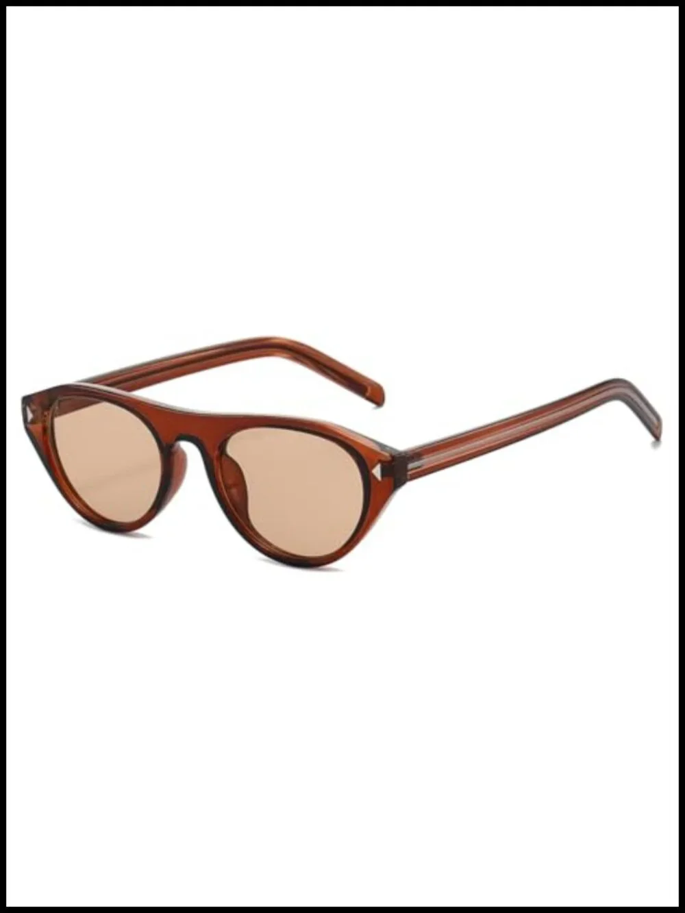 Retro Oval Cat Eye Sunglasses UV400 Protection Unisex Vintage Shades